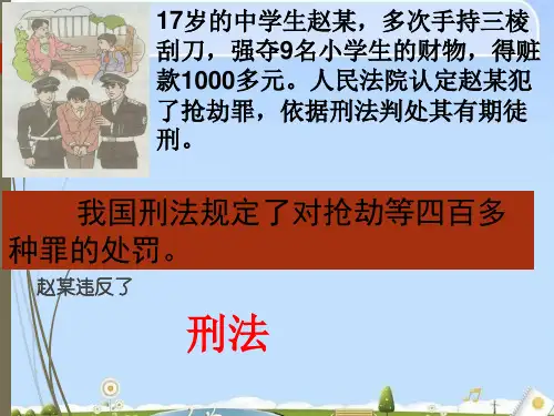 预防犯罪PPT课件1 人教版