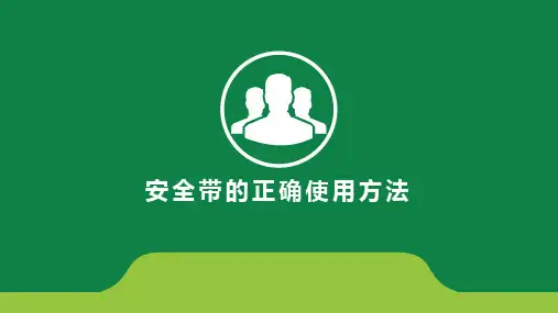 建筑施工现场安全带的正确使用方法课件(PPT51页)