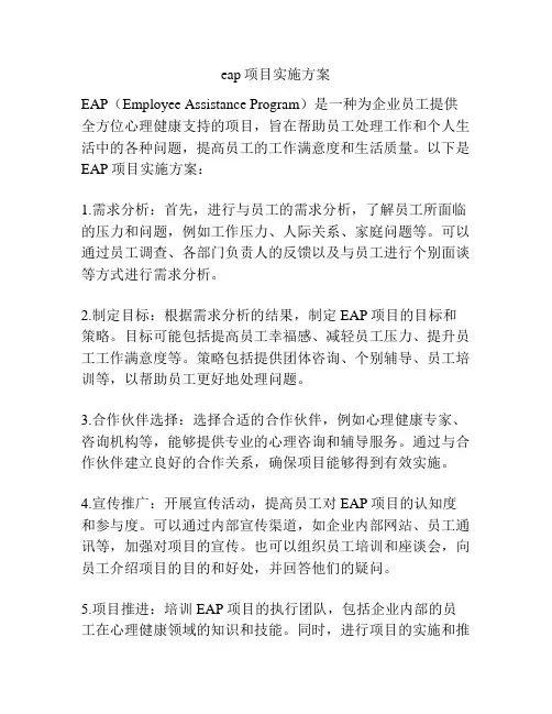 eap项目实施方案