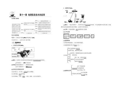 2022中图版地理高考一轮复习文档：第11章 地理信息技术的应用 Word版含答案