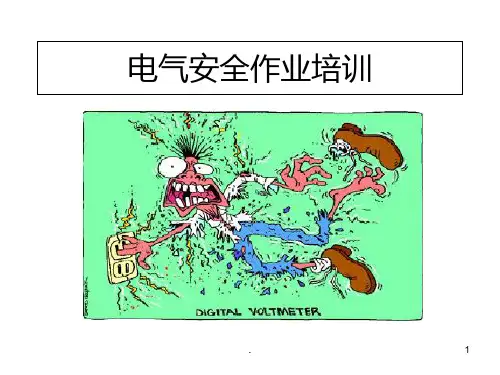 电气作业安全培训PPT课件