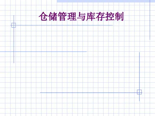 仓库管理与库存控制(PPT 55页)