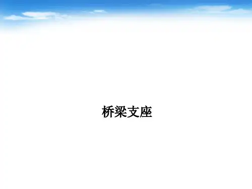 桥梁支座讲义PPT课件