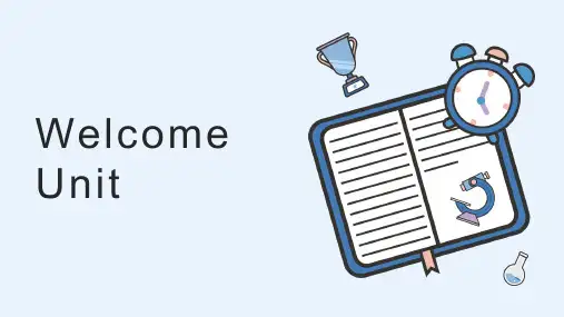 人教版英语新教材2020必修1Welcome Unit第一课时 opening page,listening and speaking 课件原创