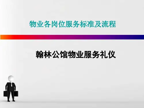 物业服务礼仪课件(PPT63页)