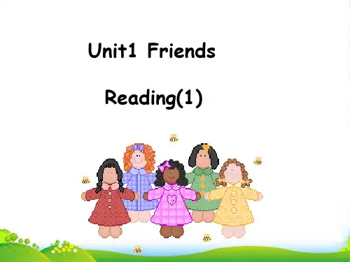 牛津译林版八年级英语上册Unit 1 Reading 优课件(共22张PPT)