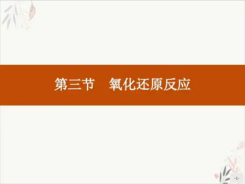 氧化还原反应(最新版)PPT