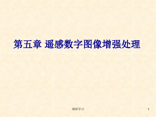 第五章 遥感数字图像增强处理[研究材料]