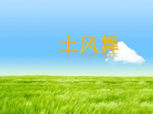 人音版四年级音乐5 《土风舞》课件