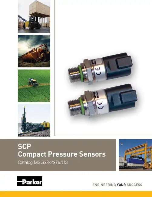 SCP压力传感器目录MSG33-2379 US 2 Parker Hannifin公司电子动力控制分