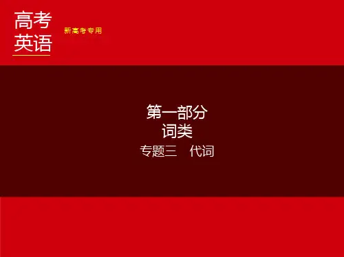 2024新高考英语复习(代词)