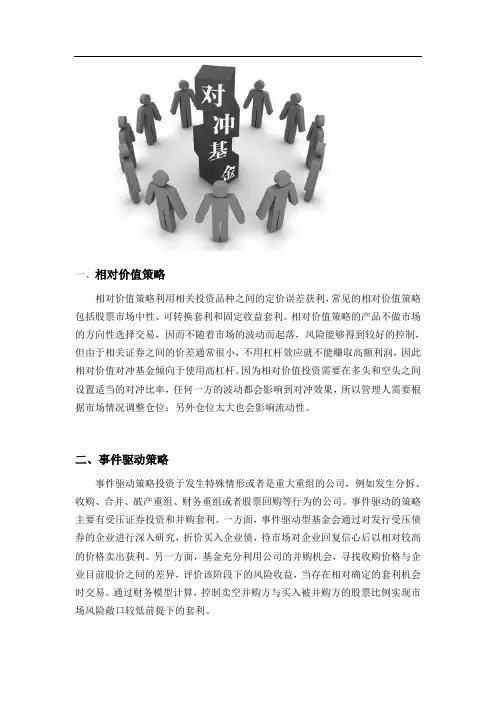 对冲基金交易策略