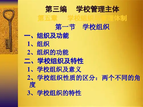 学校管理主体(共23张PPT)