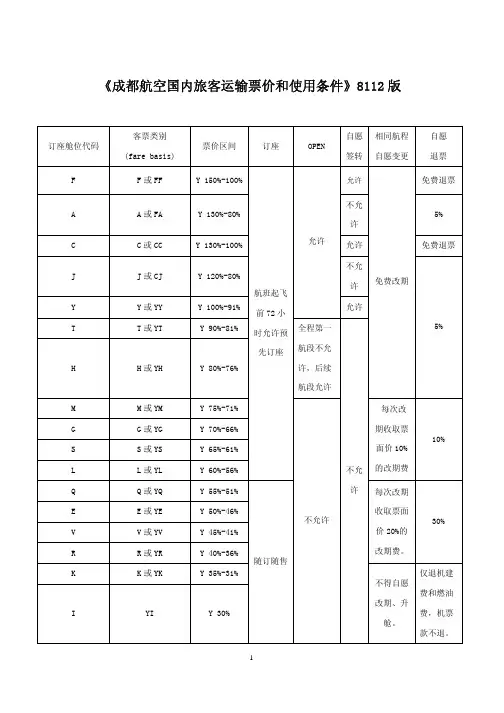 成都航空客规