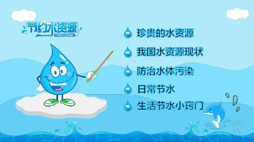 节约用水从我做起小学生节约用水主题ppt课件