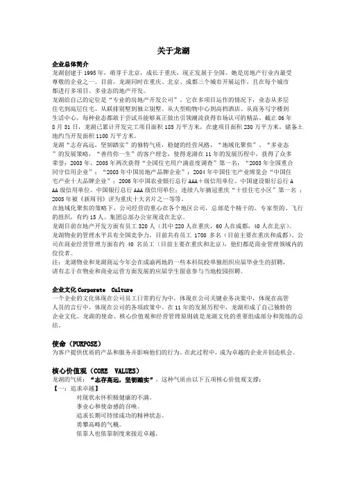 龙湖文化