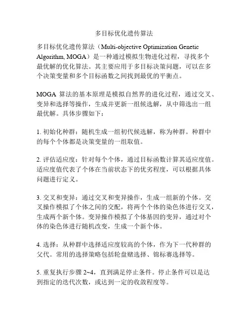 多目标优化遗传算法