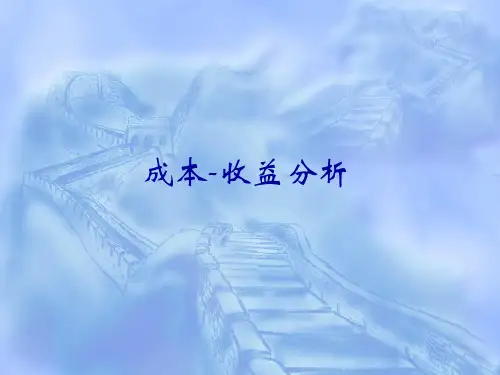 成本-收益分析.ppt