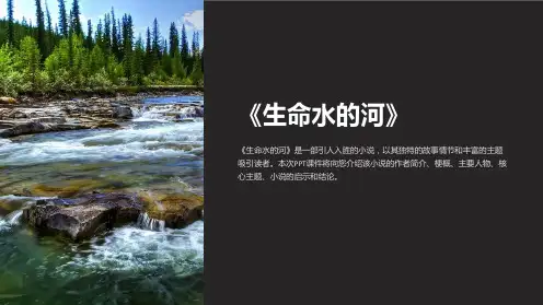 《生命水的河》课件