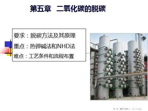 二氧化碳的脱碳
