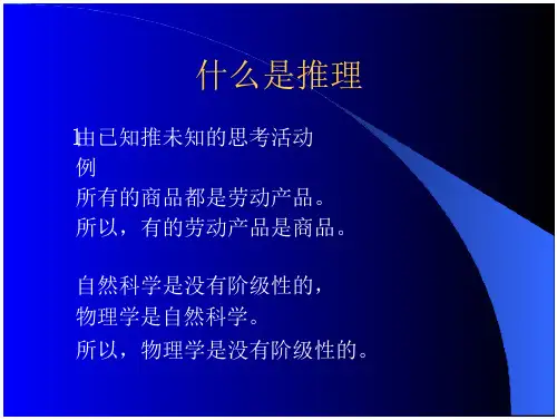 演绎推理课件