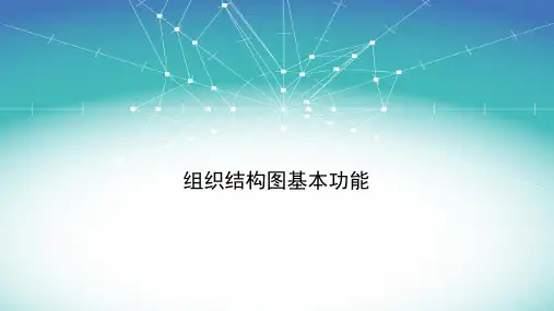 组织结构图基本功能