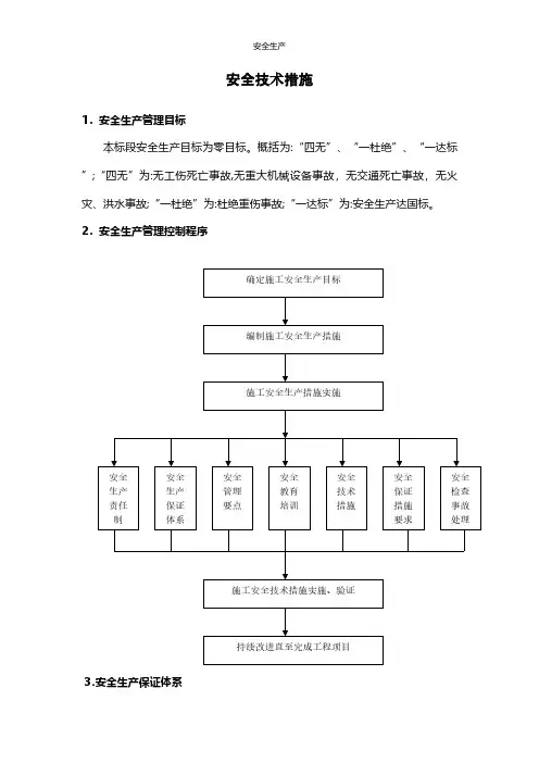 安全技术措施企业安全生产规范化计划措施台账制度专案交底方案预案