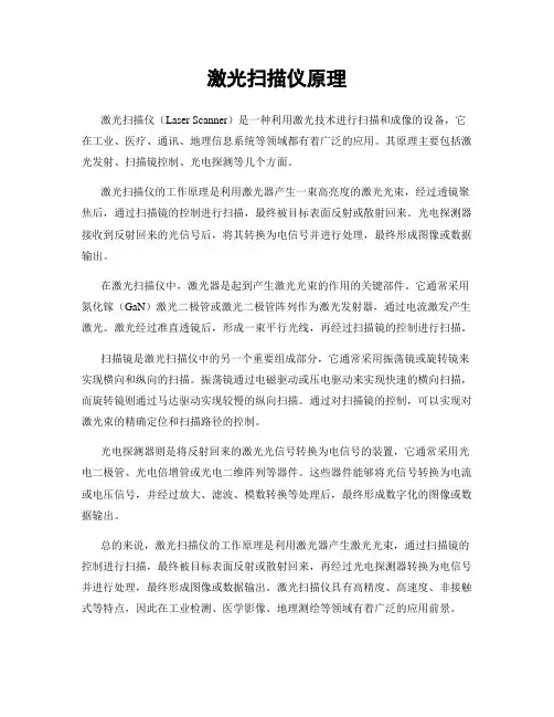 激光扫描仪原理