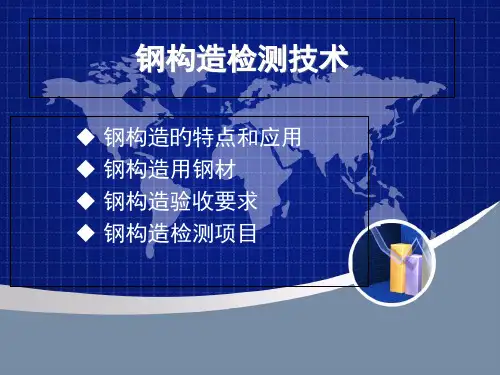 钢结构检测项目