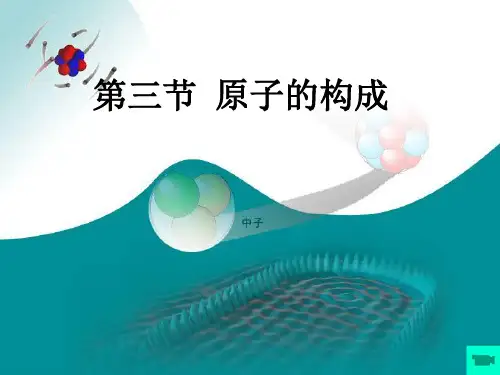 化学八年级鲁教版(五四学制) 2.3原子的构成课件2