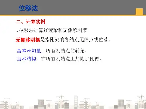 位移法—位移法的典型方程和计算实例(建筑力学)