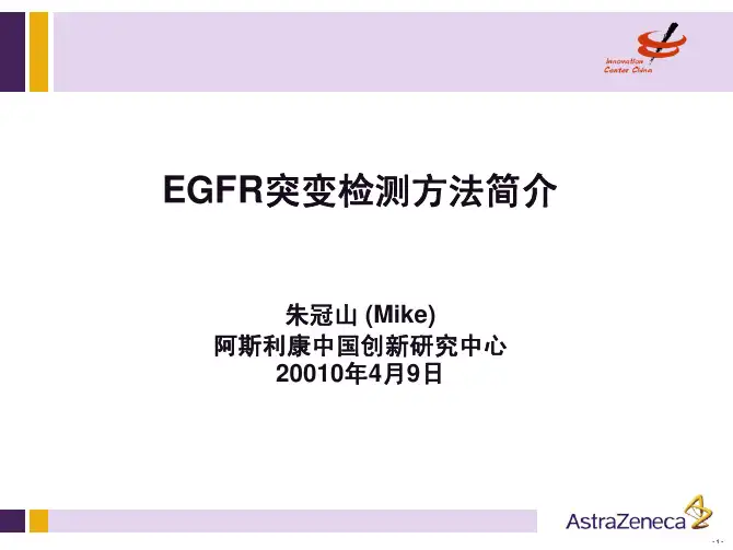EGFR突变检测方法简介