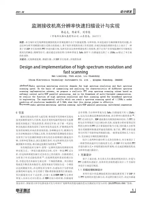 监测接收机高分辨率快速扫描设计与实现