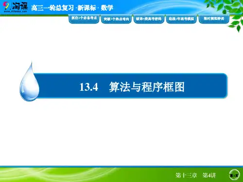 课件5：13.4 算法与程序框图