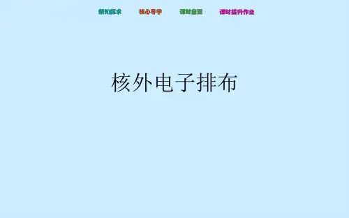 核外电子排布