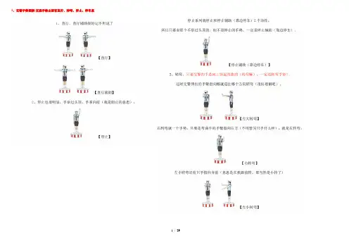x全国最新最全交通标志大全-交警手势大全-交通标