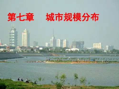 第7章 城市体系的规模分布