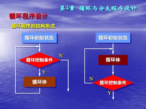 微机原理 第4章 循环与分支程序设计