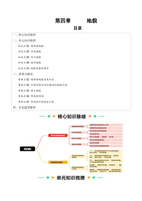 第四章地貌(答案版)