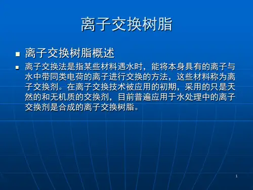 阴阳离子交换器演示幻灯片