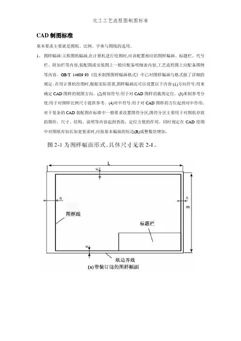 化工工艺流程图制图标准