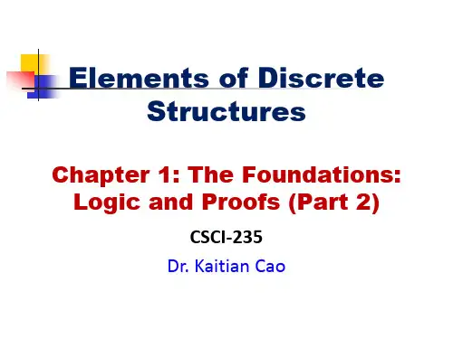 235-Ch1-2-Logic离散数学英文版PPT