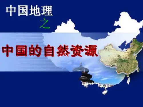 中国的自然资源(好)