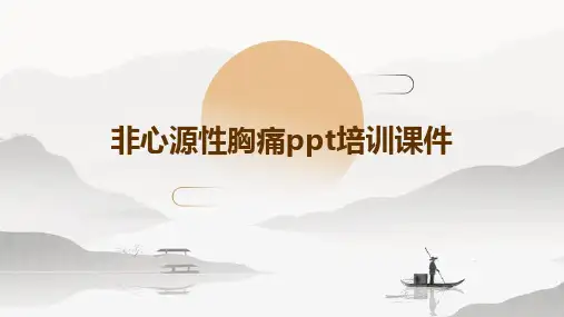 非心源性胸痛PPT培训课件