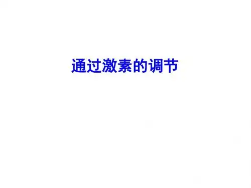 通过激素的调节ppt48 人教课标版