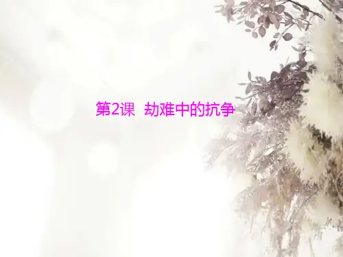 劫难中的抗争PPT教学课件