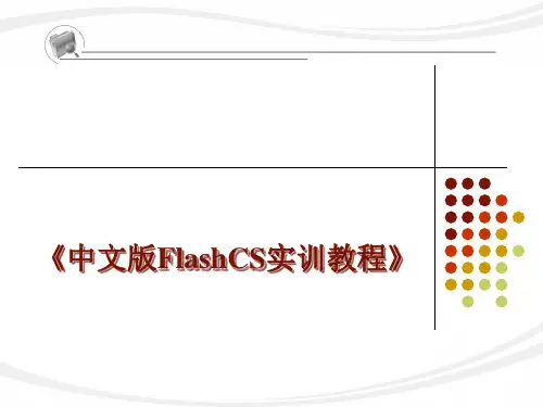 011 Flash cs 入门基础.ppt