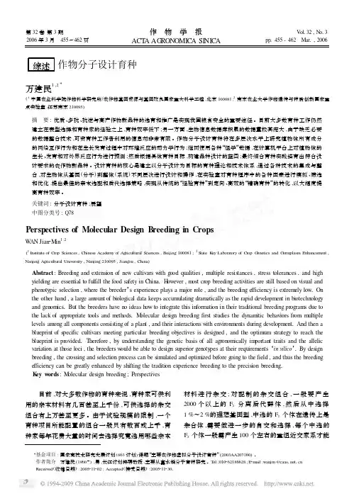 作物分子设计育种