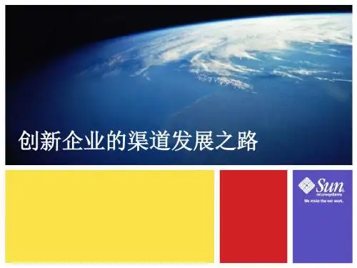 创新企业的渠道发展之路.ppt