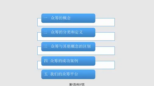 众筹精讲PPT课件